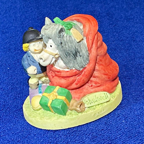 Vintage thelwell xmas pony - vintage,
