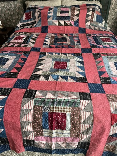 Antique vintage quilt - quilt, top