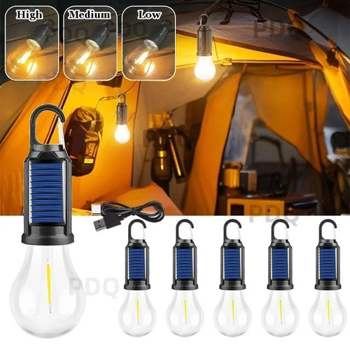 Solar hanging light bulb - hanging,