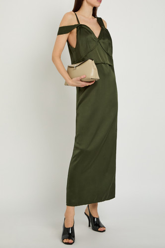 Toteme green satin slip - toteme, dress