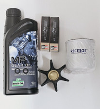 Service Kit for Evinrude E-Tec Outboard  115 130 hp Filter Spark Plugs Impeller