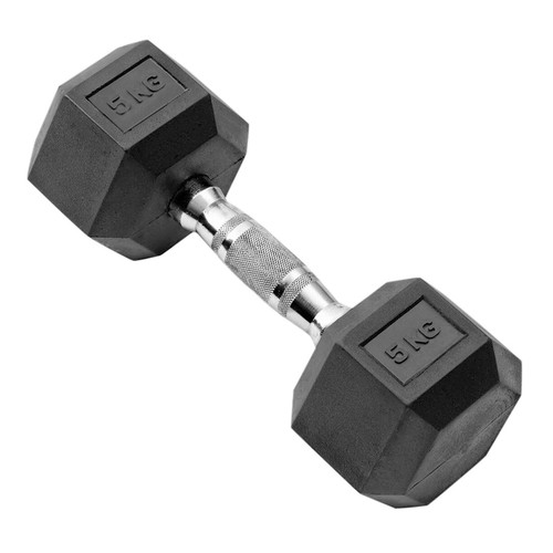 Hex dumbbells 5kg - dumbbells,