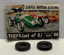 ORIGINAL AIRFIX MOTOR RACING VANWALL & MASERATI REAR TYRES (NEW) 5083/60