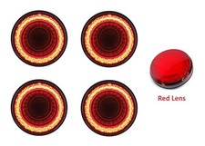 (Set/4) Round 4" LED "MIRAGE"