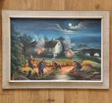 Framed Vintage Oil Painting