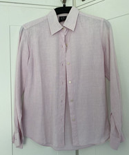 Charles Tyrwhitt 12 Pale Pink Linen Shirt