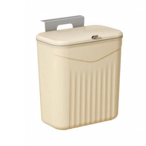Wall mounted trash can rounded - can,