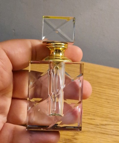 Perfume bottle cut crystal - perfume, bottle.