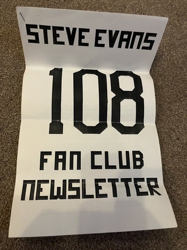 108 steve evans issue fan - evans, 1