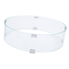 1-Round Fire Pit Wind Guard