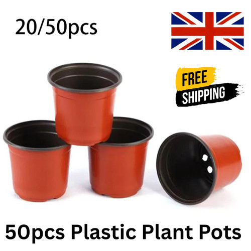 50pcs plastic plant pots - 50pcs,