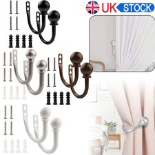 Metal Curtain Hold Backs x 2