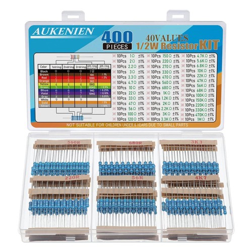 Resistor kit 40 values - kit,