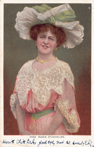 Postcard edwardian actress - postcard,