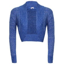 Lurex Bolero Shrug Long Sleeve