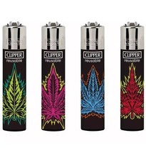 Electric Weed Rare Clipper Lighters Funny Cool Lighter 420 Gas Unique Refillable