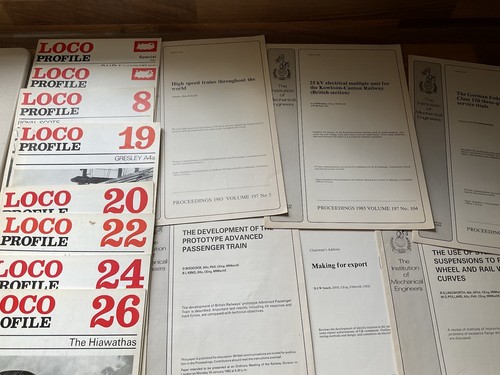 Vintage railway journals - vintage,