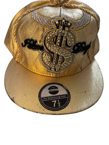 Gold money hat - gold,
