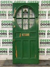 Leaded stained glass door - leaded,