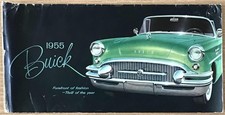 BUICK RANGE 1955 LF USA Car Sales Brochure ROADMASTER Riviera SUPER Century