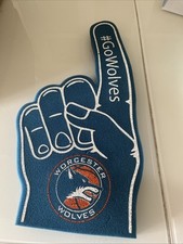 WORCESTER WOLVES BASKETBALL  FOAM FINGER