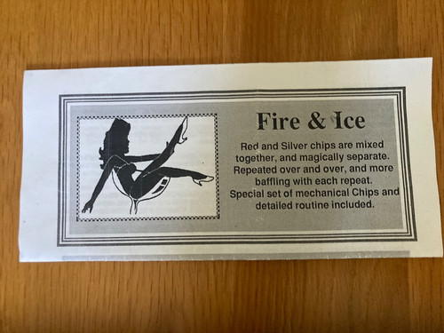 Magic trick fire - trick,, ice