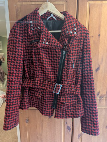 Houndstooth jacket - houndstooth,