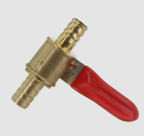 Line fuel tap brass 8mm - fuel,