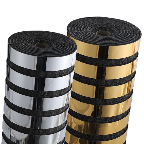 Silver gold stripe - silver,