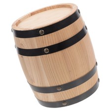  Wood Barrel Craft Small Wood Barrel Decoration Wine Barrel Decor Wine Barrel