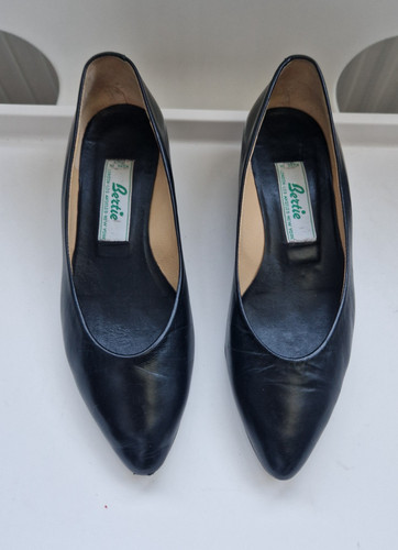 Vintage bertie black leather - vintage,