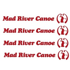 Mad River Canoe Decal Smoking