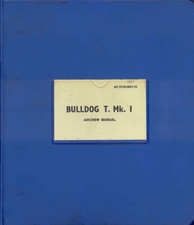 1970's Scottish Aviation Bulldog  Aircrew Manual Historic Archive RARE details