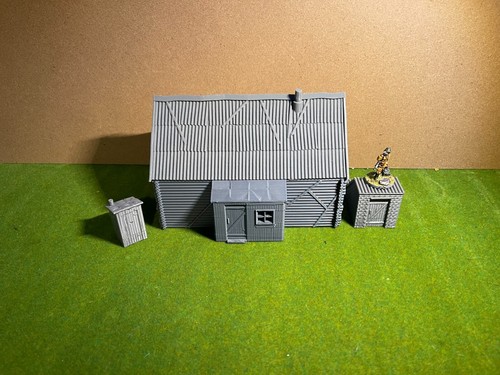 28mm soviet village - village, buildings