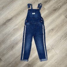 Oshkosh B'gosh Girls Dungarees- Denim- 4 Years- Blue
