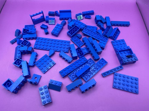 Blue lego brick bundle - blue,