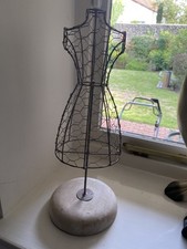 Decorative Wire Mannequin/Dressmaker's Dummy, Table Top Display Shabby Chic