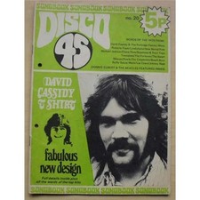 LINDISFARNE DISCO 45 NO.20 MAGAZINE 1972 - RAY JACKSON  COVER(CHART LYRICS - PUN