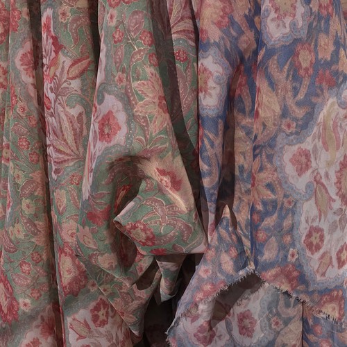 Damask vintage tissue voile - tissue,