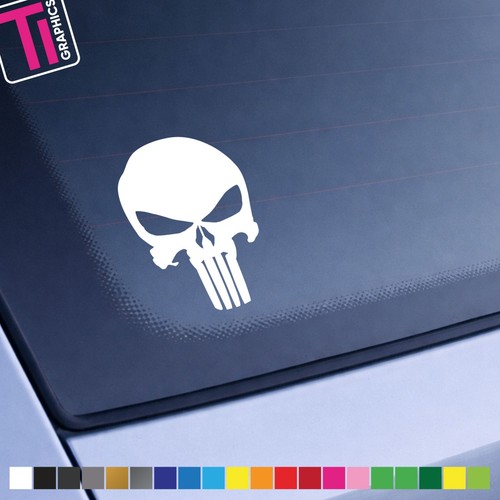 Punisher skull car decal - skull,