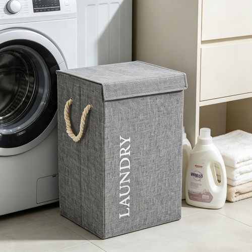 Laundry basket folding - basket, bin