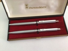  Vintage PaperMate Pen/Pencil box and contents needs refill for pen 