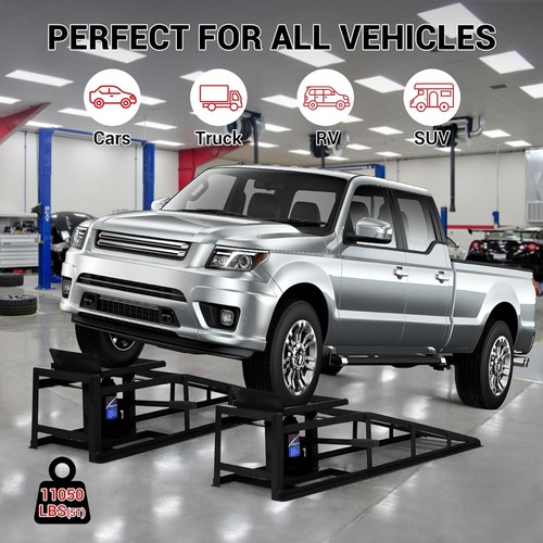 Heavy duty metal car - duty, ramp