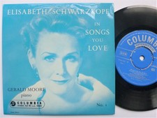Elisabeth Schwarzkopf Songs You Love EP Columbia SEL1588 EX/EX 1950s picture ...