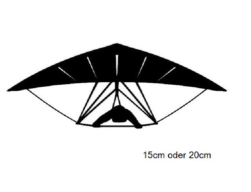 Car sticker hanging glider