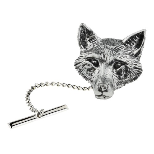Fox head english - pewter, tie