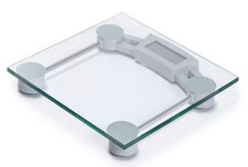 Home Digital Bathroom Scale Super Slim Tempered Glass LCD Screen-Clear Scale New