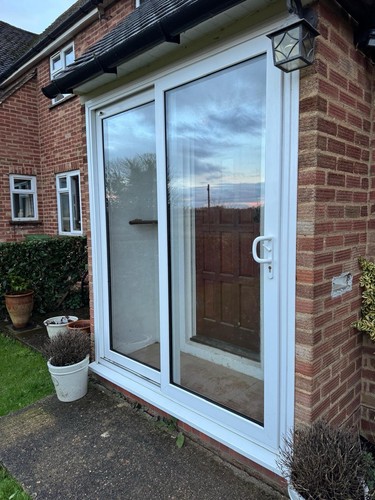 White upvc sliding - white,