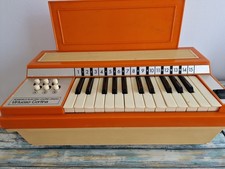 1960's Vintage Rosedale Virtusoso Cortina Electric Cord Organ D. Bowie Inspired 