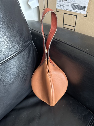 Real leather hand bag - hand, /purse